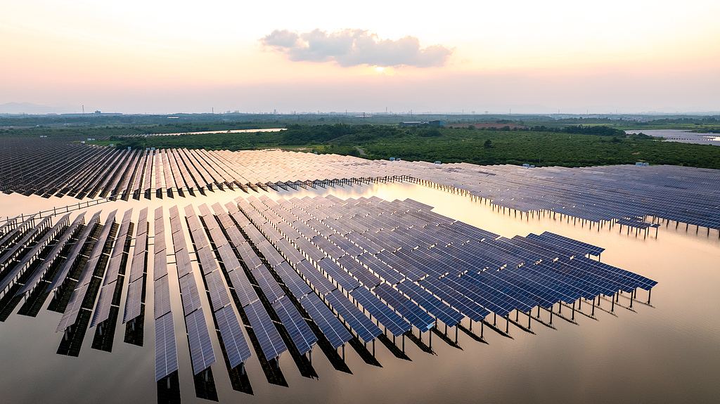 Photovoltaic industry boosts rural vitalization in Fengxin County, Jiangxi Province, China, June 18, 2026. /VCG