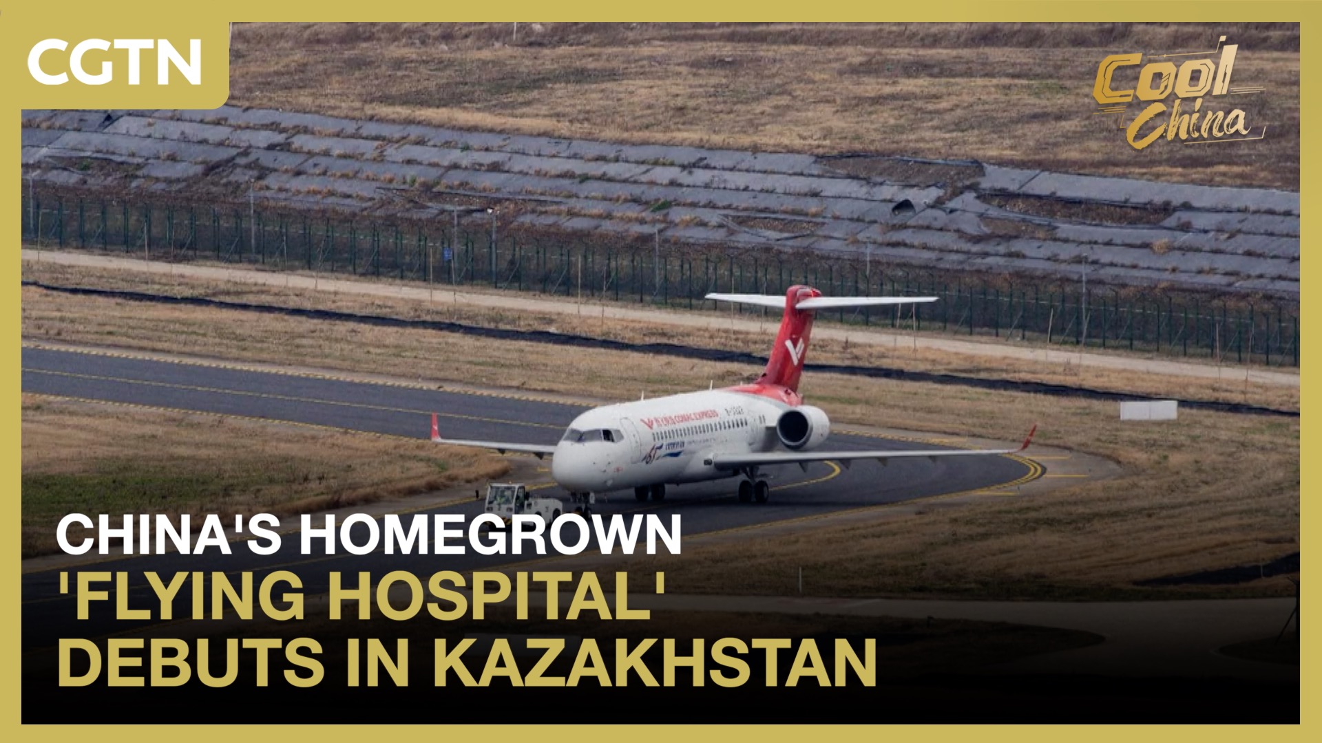 China's homegrown 'flying hospital' debuts in Kazakhstan