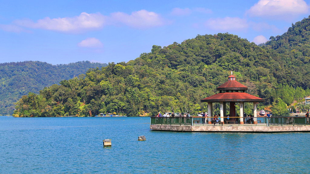File photo of Sun Moon Lake, a famous tourist attraction in China's Taiwan. /VCG