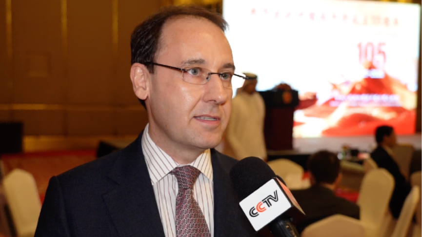 Steven M. Wright, director of the Leadership Knowledgebase of Qatar Leadership Center, talked to CGTN in Doha, Qatar, on June 30, 2026. /CGTN