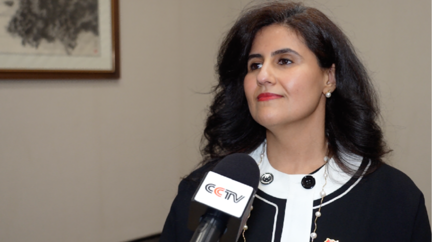 Sheikha Al-Anoud Ebraheem Al-Sabah talks to CGTN in Kuwait City, Kuwait, on June 29, 2026. /CGTN