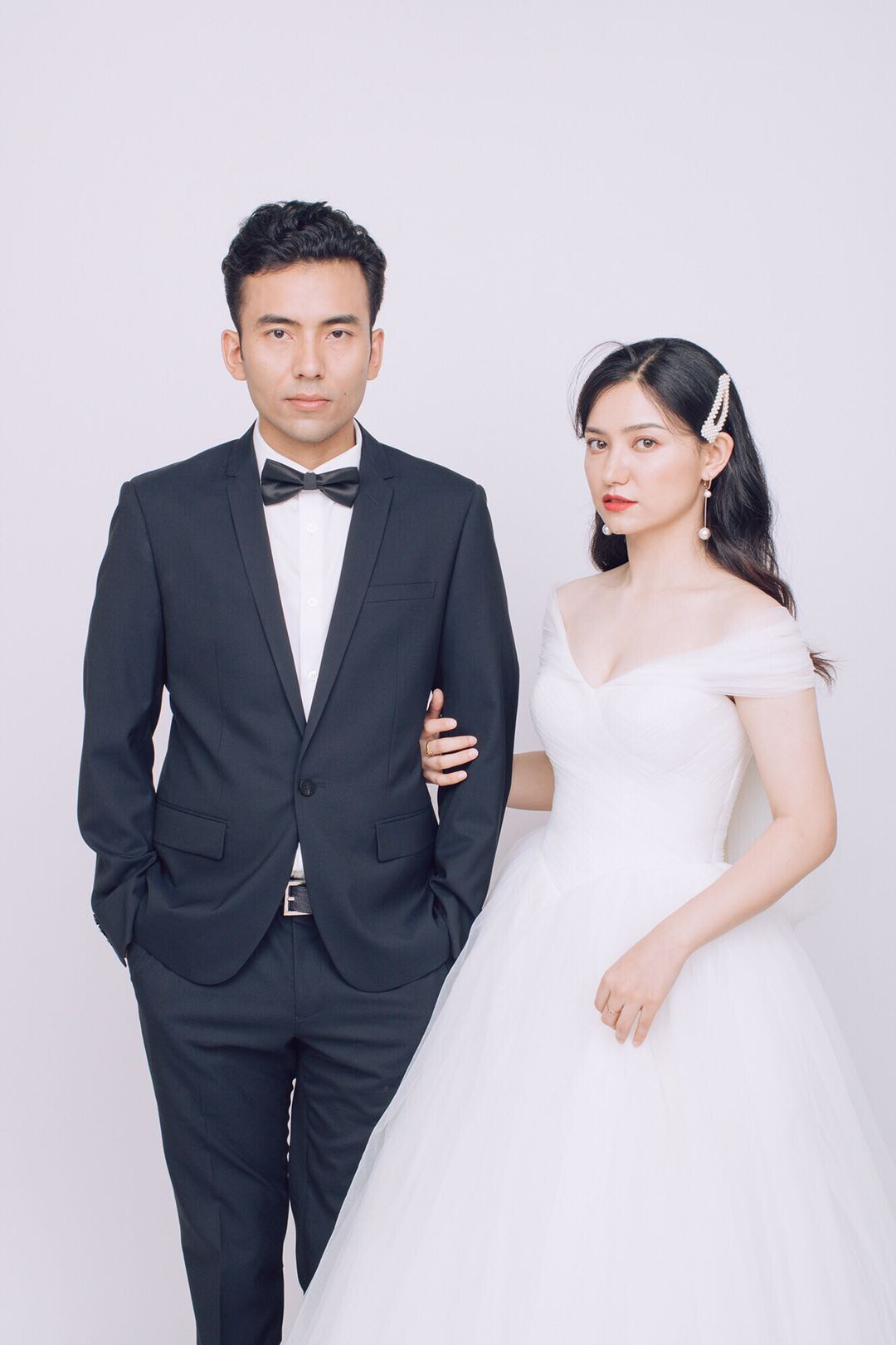 Mardan and Nurbiye on their wedding day in 2019. /Mardan and Nurbiye
