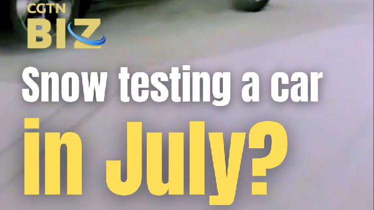 How China snow-tests futuristic cars in peak summer?