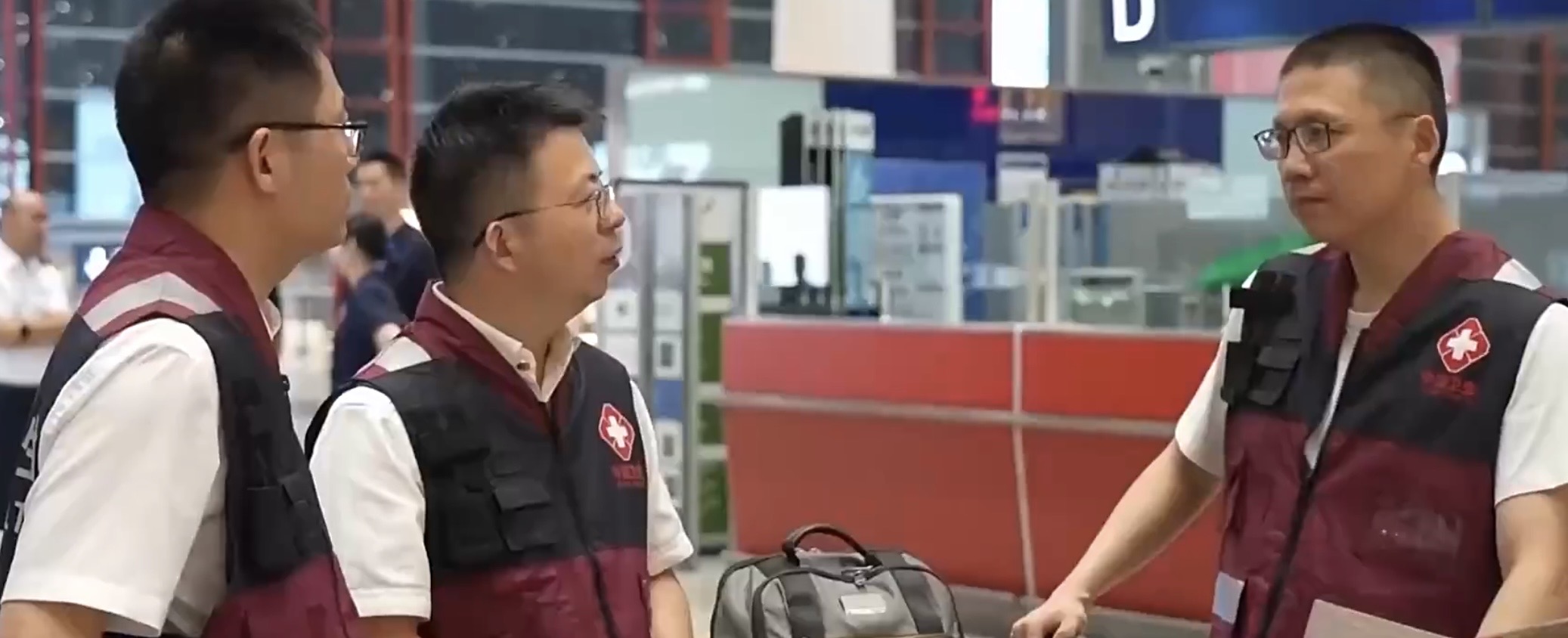 The second batch of Chinese experts prepare to leave for DR Congo at an airport in Beijing, China, July 3, 2026. /CMG
