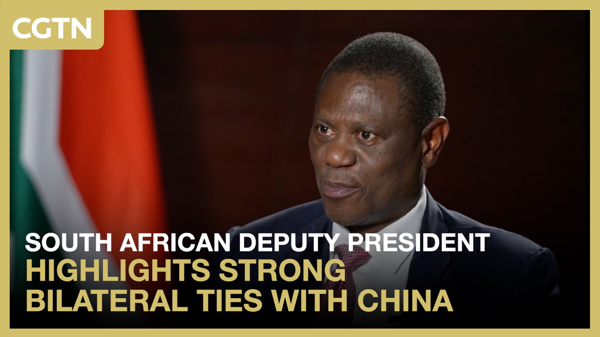 South African deputy president highlights ties with China