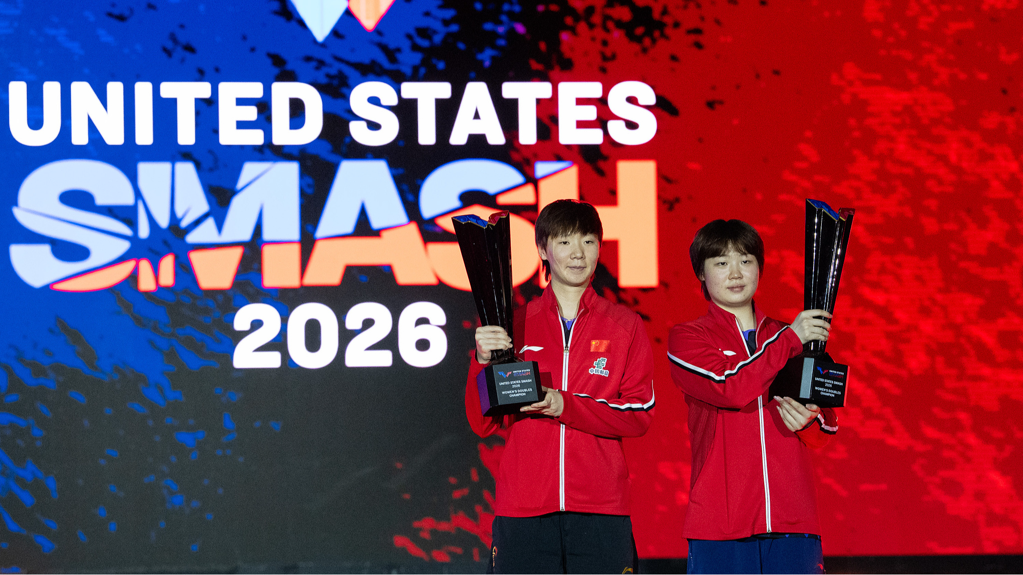 Chinese paddlers win WTT United States Smash women's doubles title