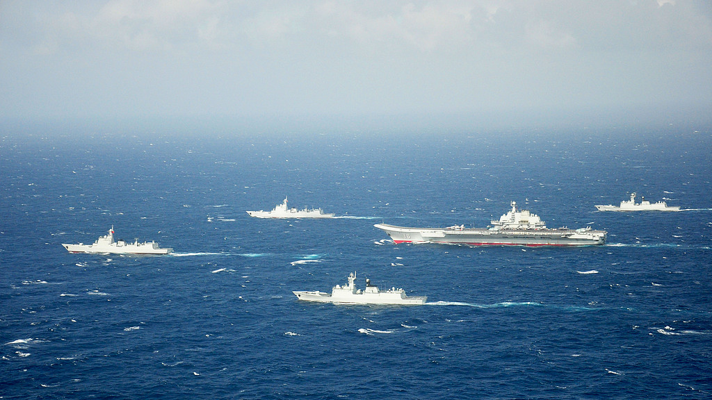 File photo of the Liaoning Carrier Task Group (CTG Liaoning). /VCG
