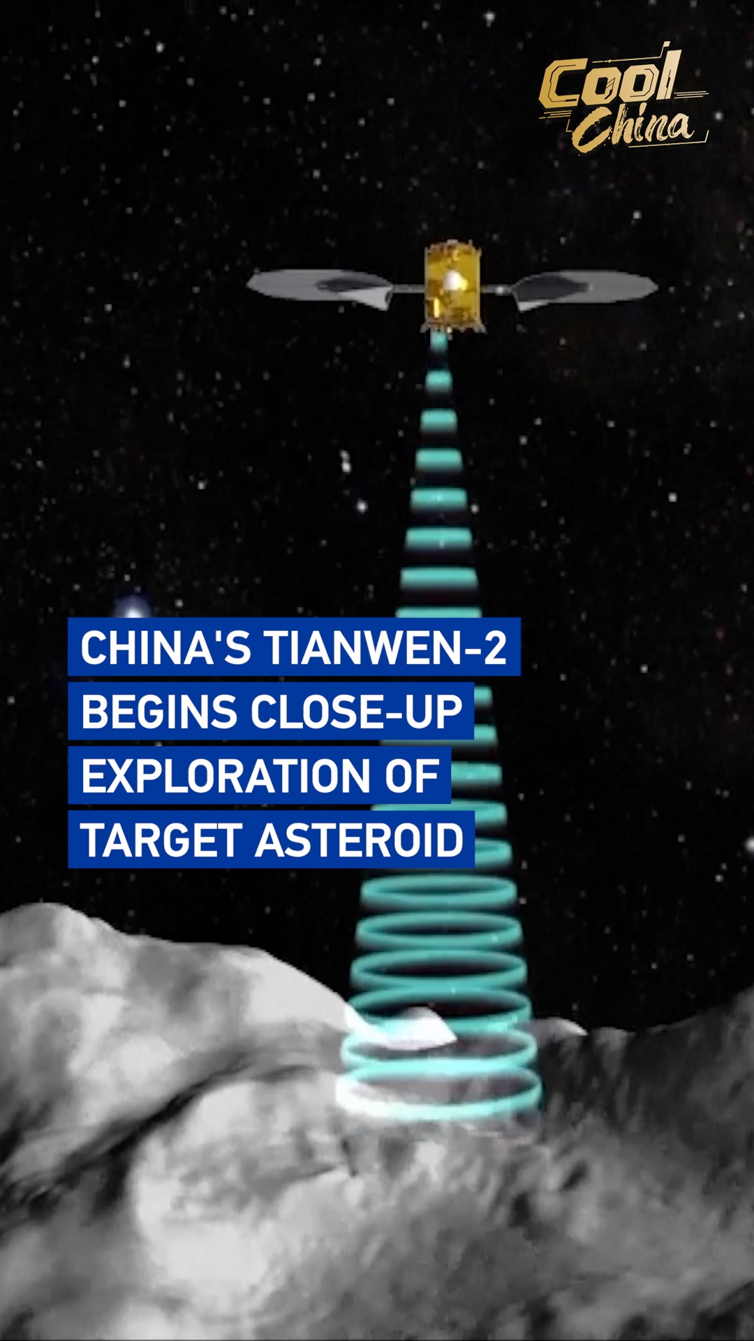 China's Tianwen-2 begins close-up exploration of target asteroid