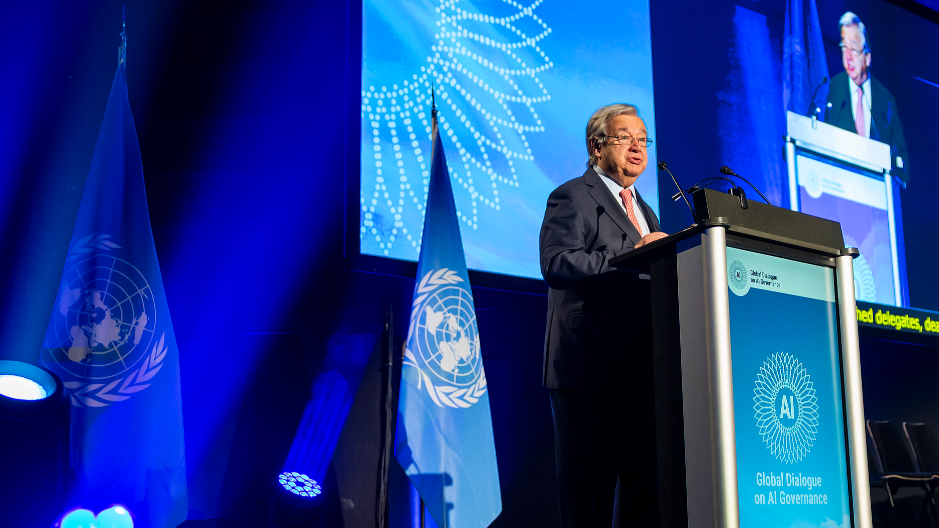UN chief warns AI outpaces oversight, urges child protection rules