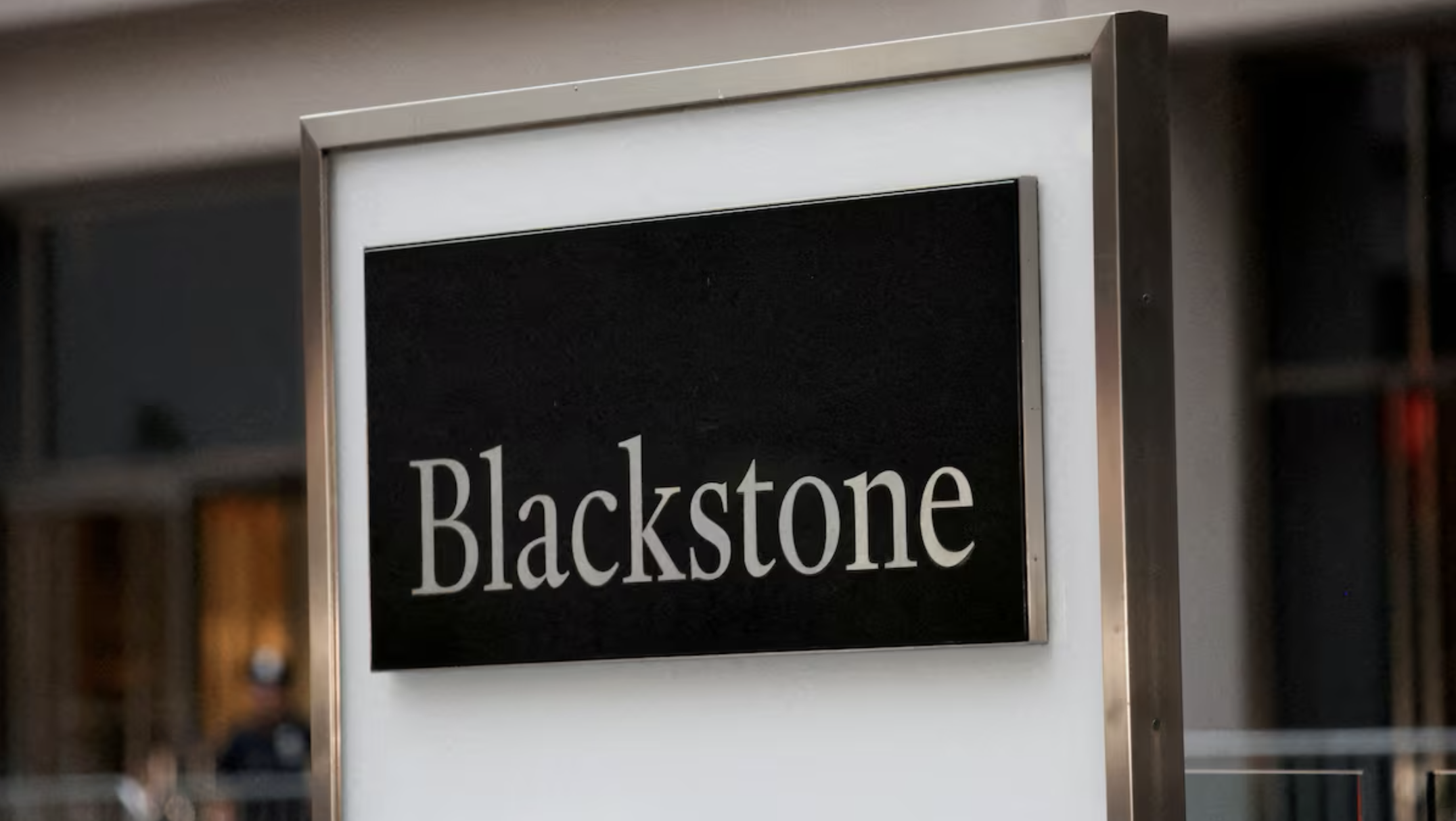 A logo of Blackstone is pictured in Manhattan, New York City, US, July 29, 2025. /Reuters