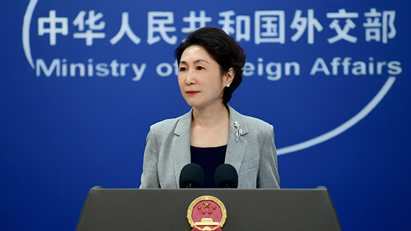 Chinese Foreign Ministry spokesperson Mao Ning holds a press conference in Beijing, July 8, 2026. /VCG