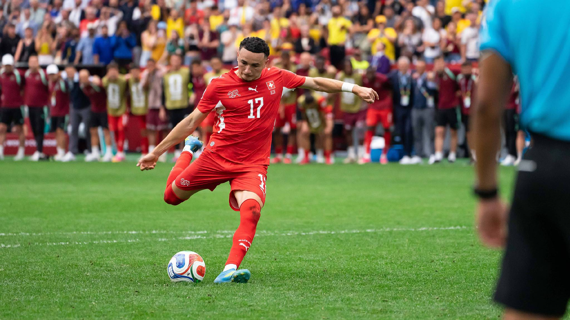 Switzerland beats Colombia for first World Cup quarterfinal since 1954