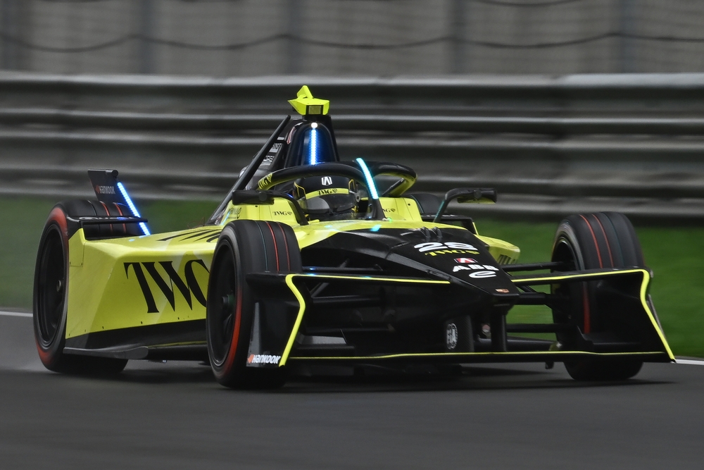 Rookie driver Felipe Drugovich recorded his first pole position for Sunday's race. /FIA Formula E