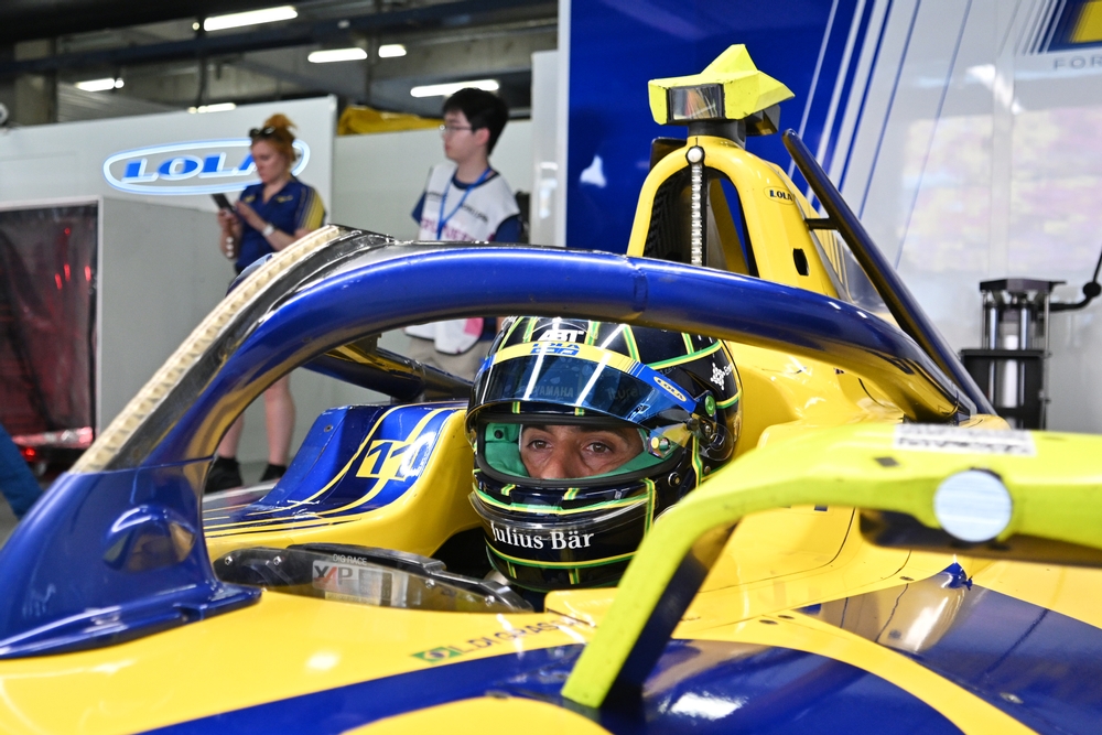 Lola-Yamaha Abt's Lucas di Grassi became the oldest E-Prix winner in history. /FIA Formula E
