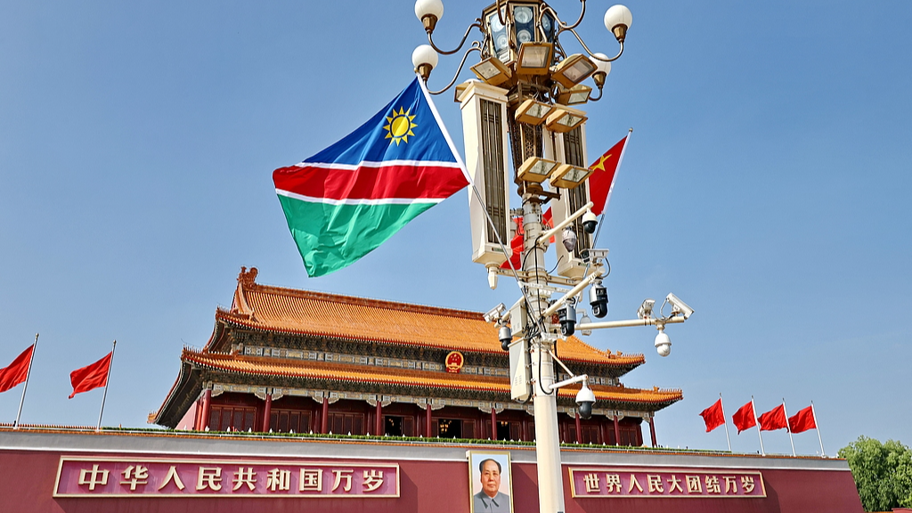 Chinese premier meets Namibian president in Beijing
