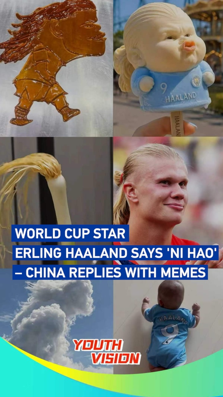 World Cup star Haaland says 'ni hao' – China replies with memes