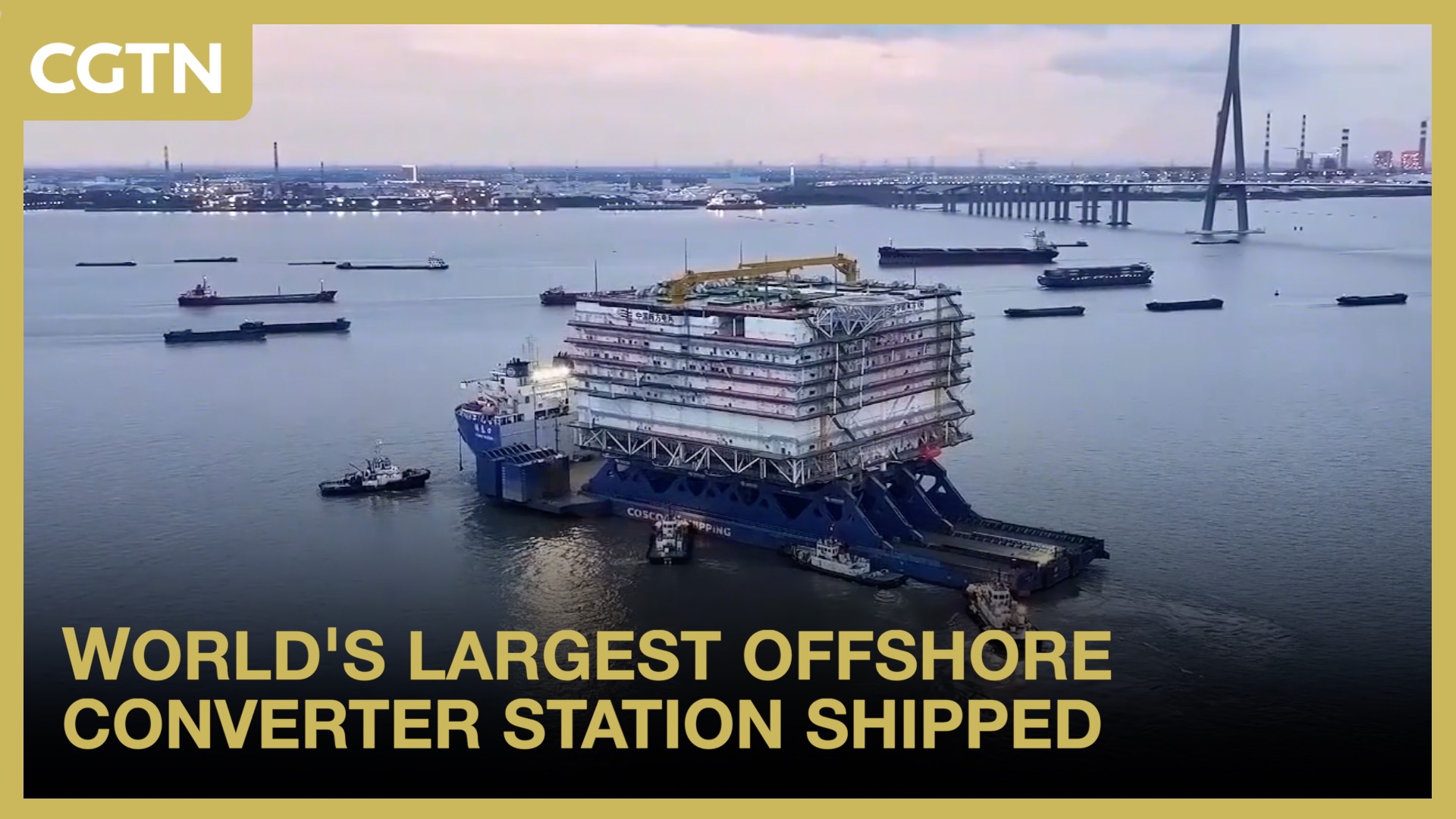 World's largest offshore converter station shipped