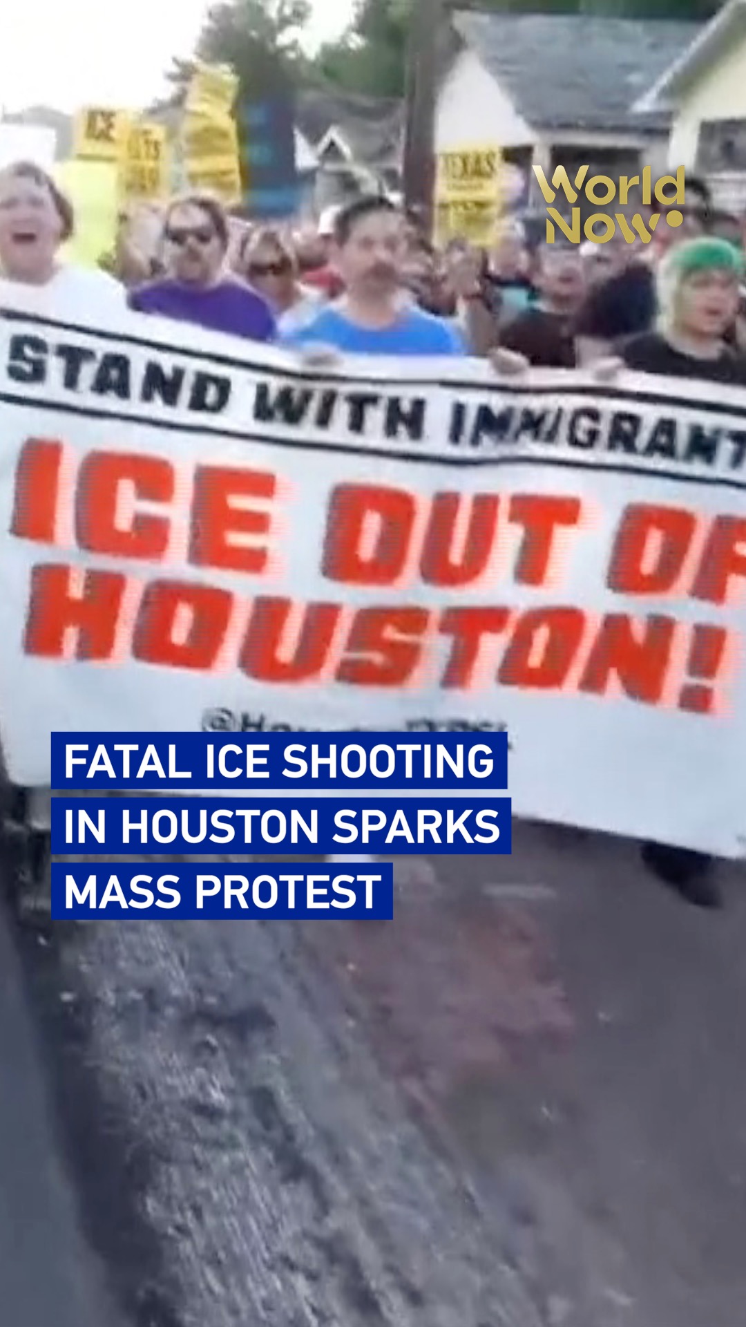 Fatal ICE shooting in Houston sparks mass protest