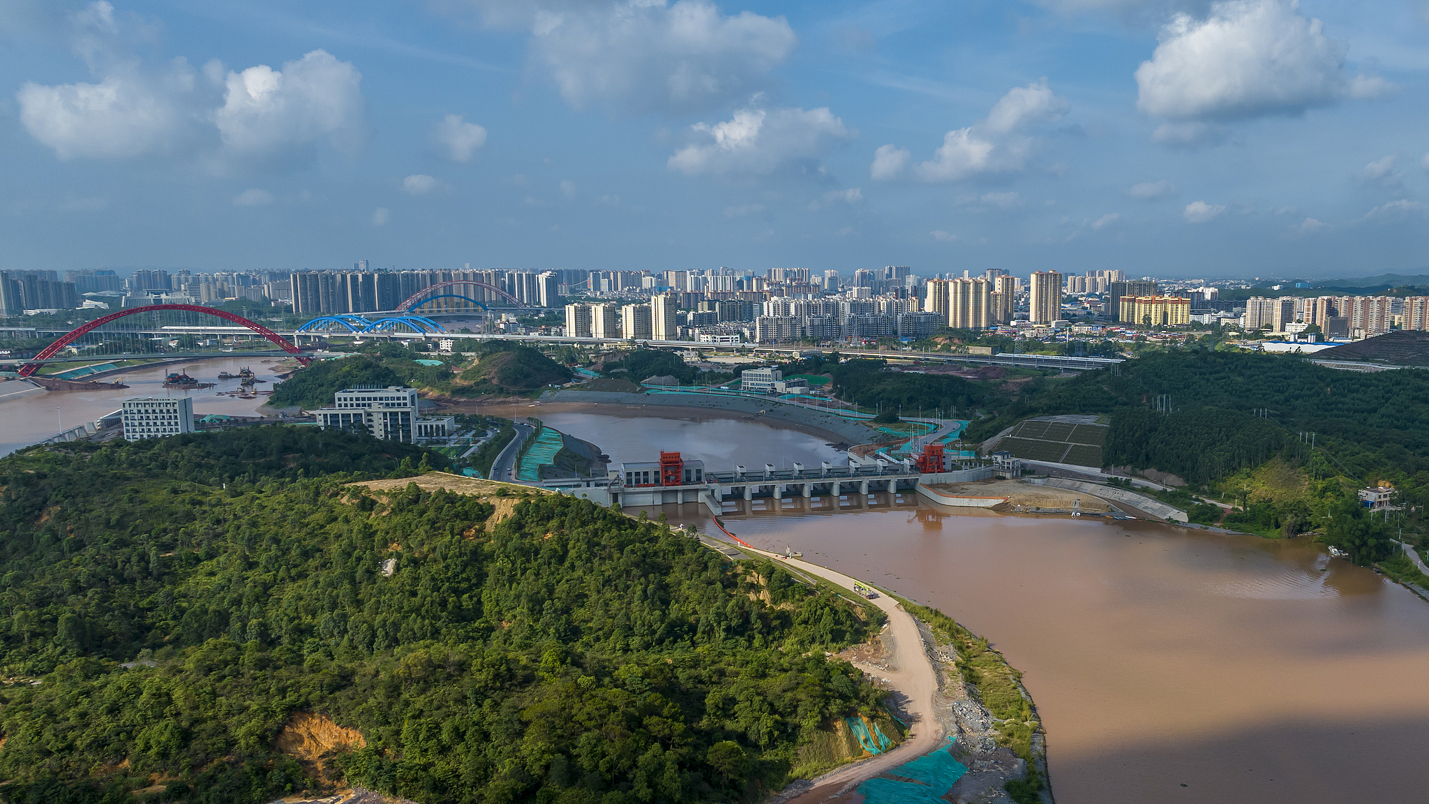 File photo of the Pinglu Canal project. /VCG