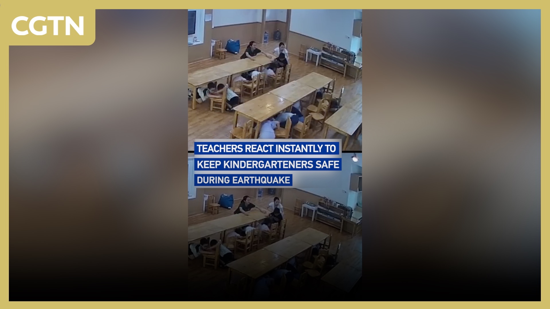 Teachers act swiftly to keep kindergarteners safe during earthquake