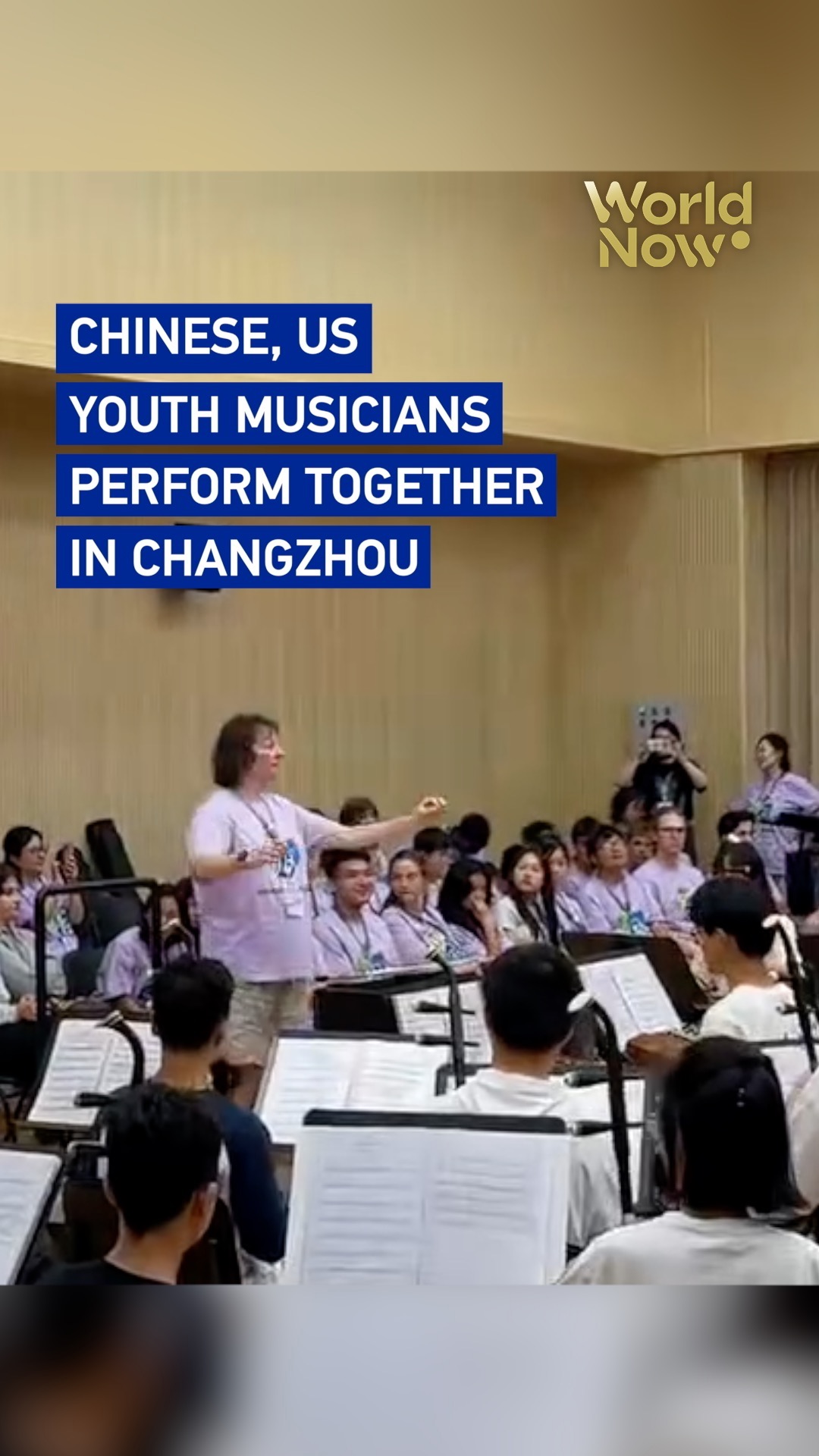 Chinese, US youth musicians perform together in Changzhou