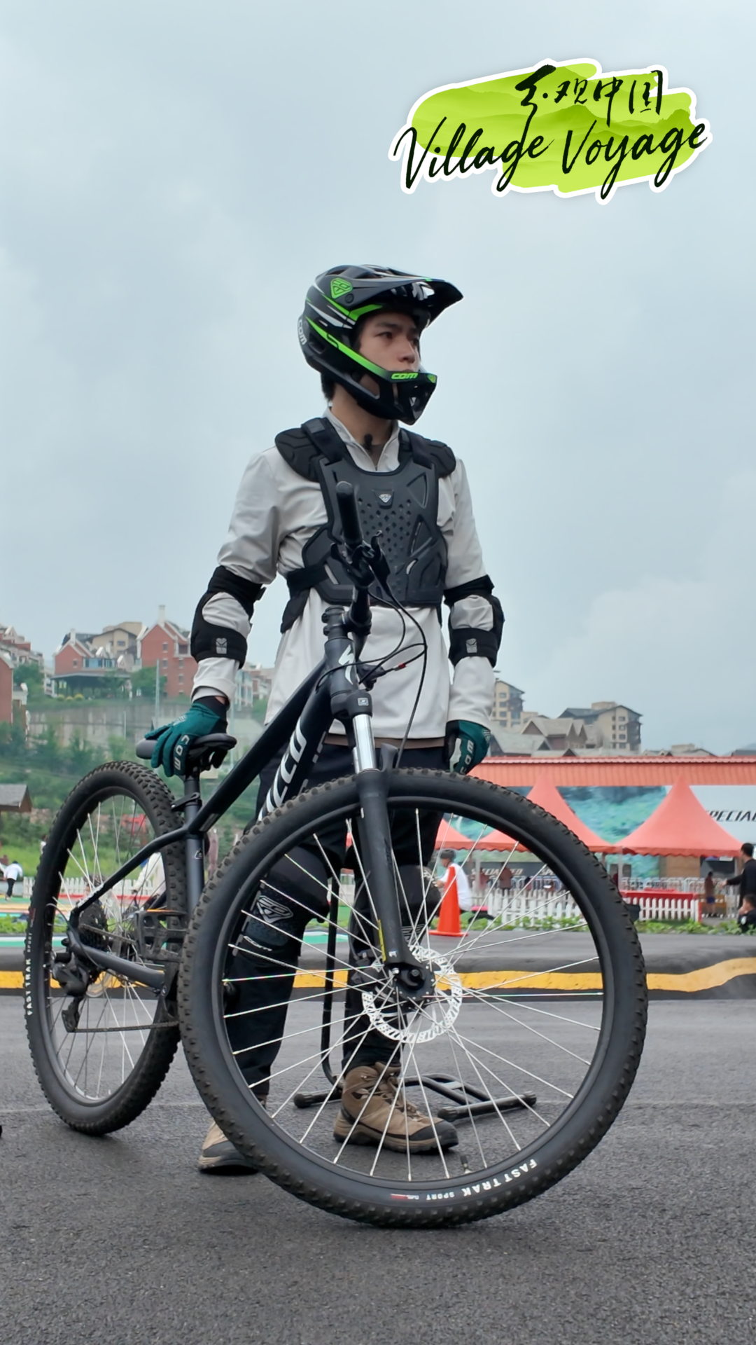 Falling forward is part of the ride in Chongli
