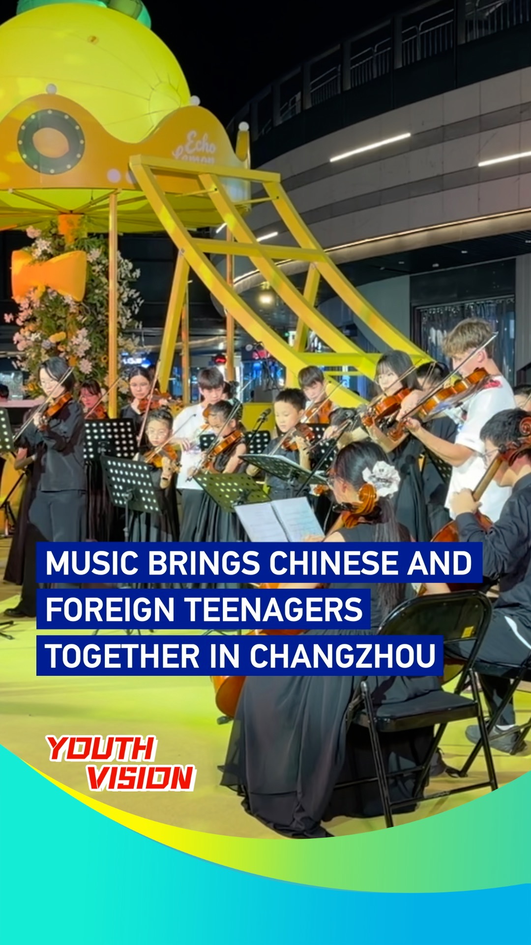Music brings Chinese and foreign teenagers together in Changzhou