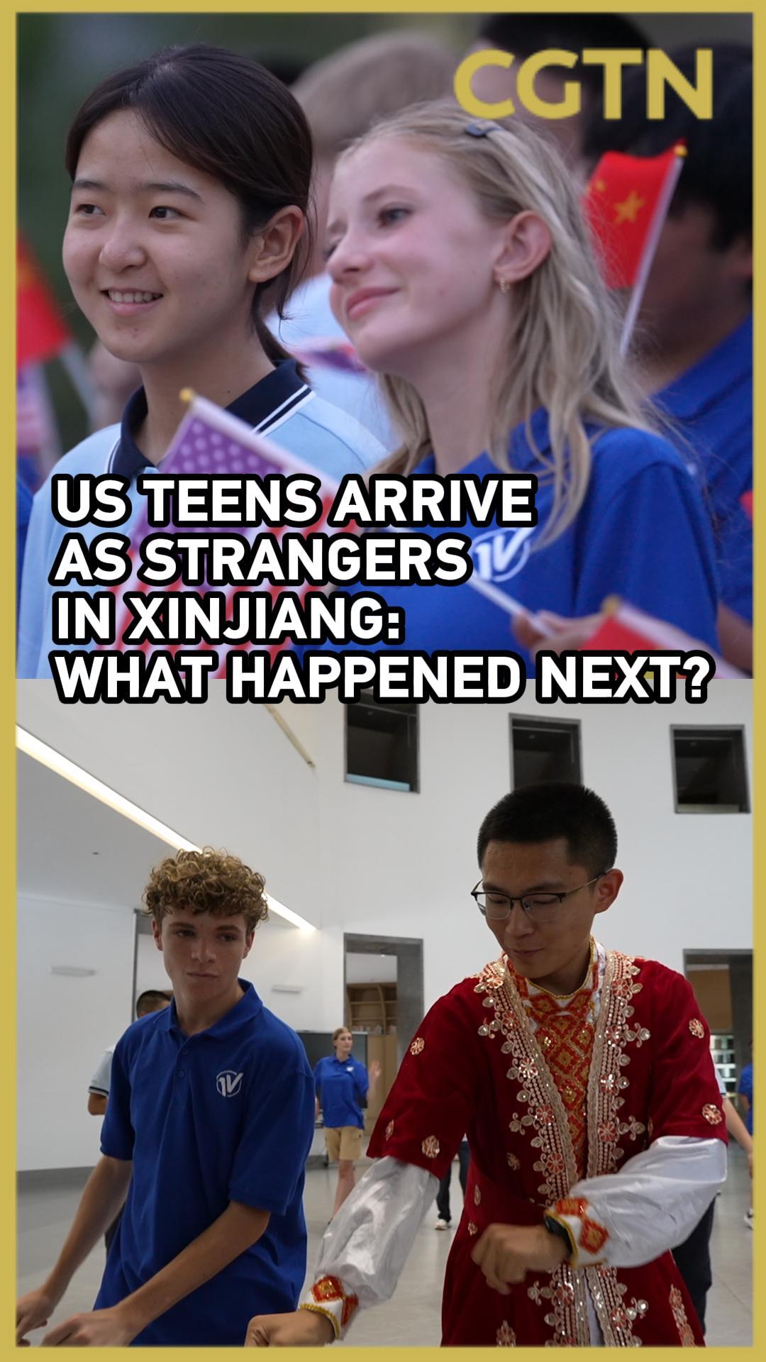 US teens from One Voice Children's Choir arrive in Xinjiang