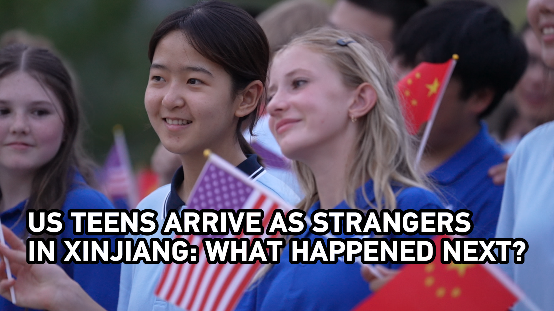 US teens from One Voice Children's Choir arrive in Xinjiang