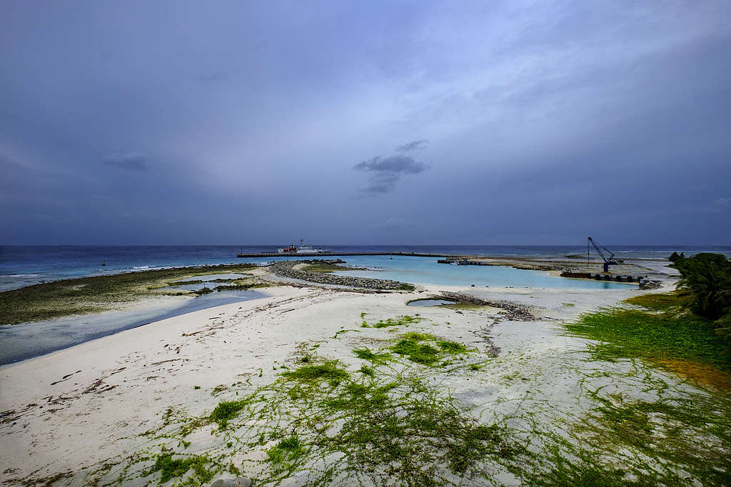 File photo of China's Taiping Dao in the South China Sea. /VCG