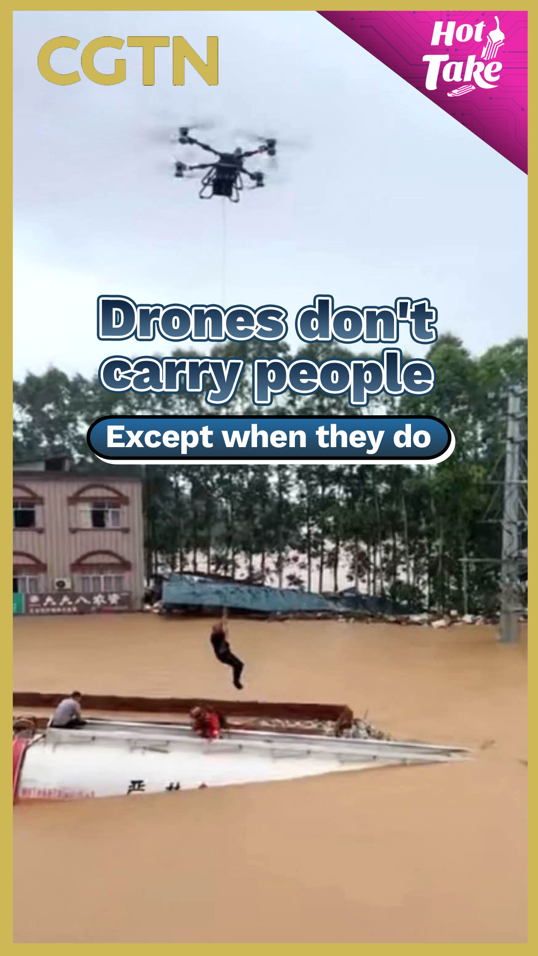 Hot Take: Drones don't carry people – except when they do