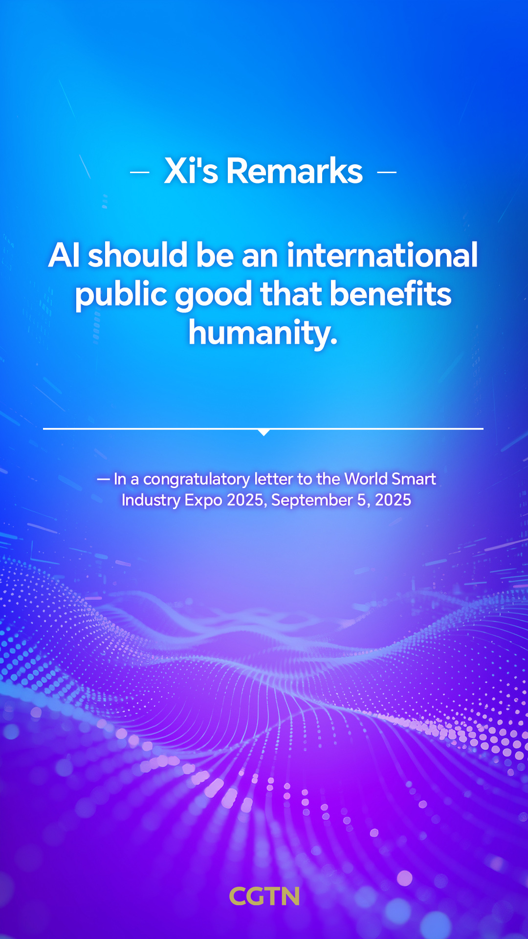 Xi Jinping's key remarks on international cooperation in AI governance