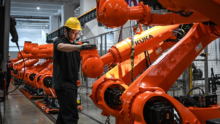 Chinese industrial robot exports accelerate in H1 2026