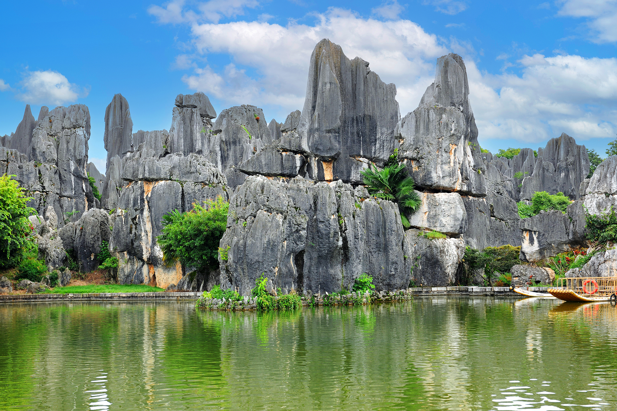 A view of the Stone Forest in Kunming, Yunnan Province, southwest China, August 23, 2025. /VCG