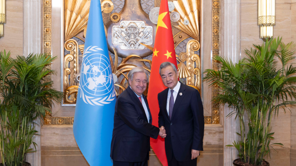 China's top diplomat meets UN secretary-general