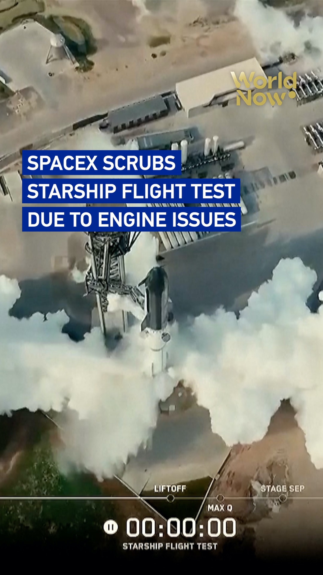 SpaceX scrubs Starship flight test due to engine issues