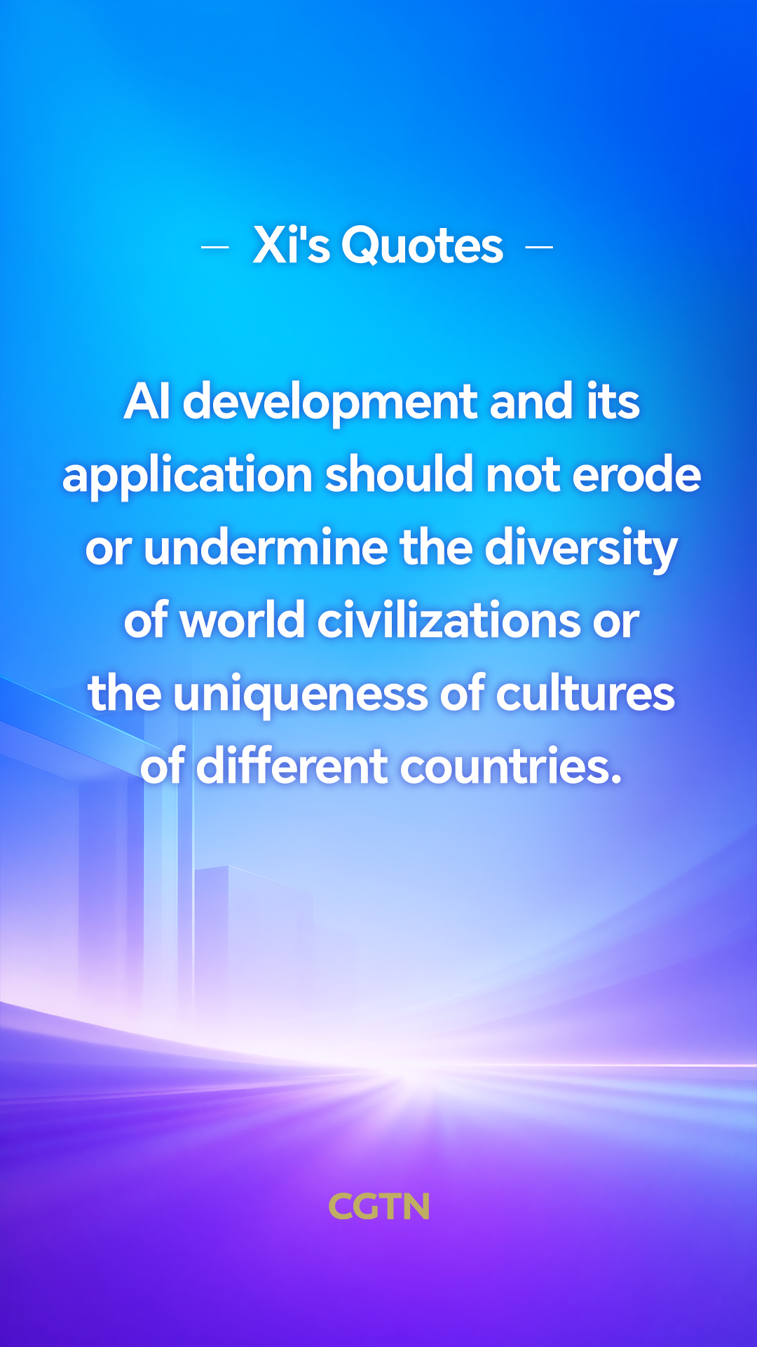 Xi Jinping's key quotes on building a just, equitable global AI governance system