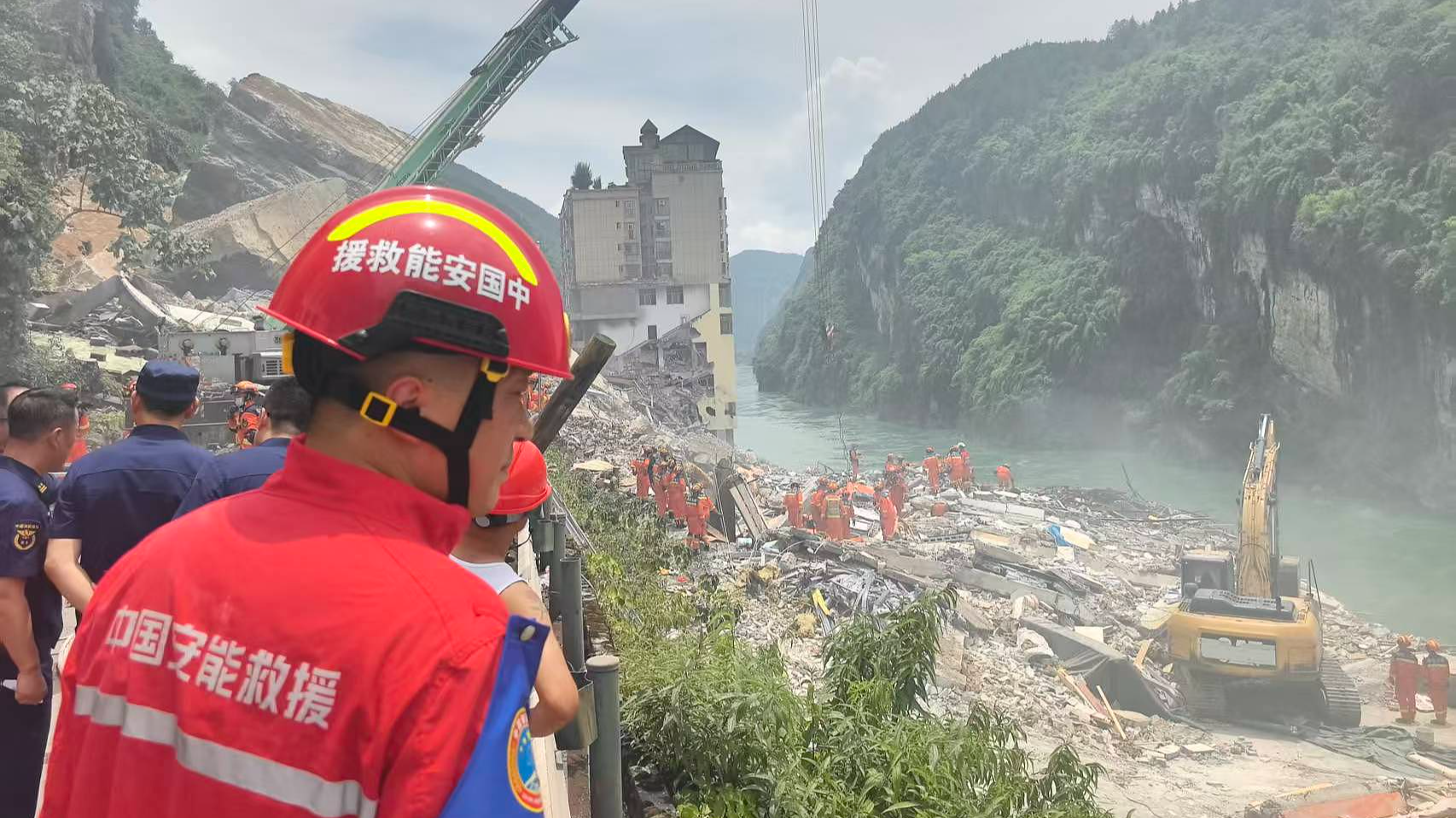 Rescue ongoing after landslide hits SW China's Chongqing