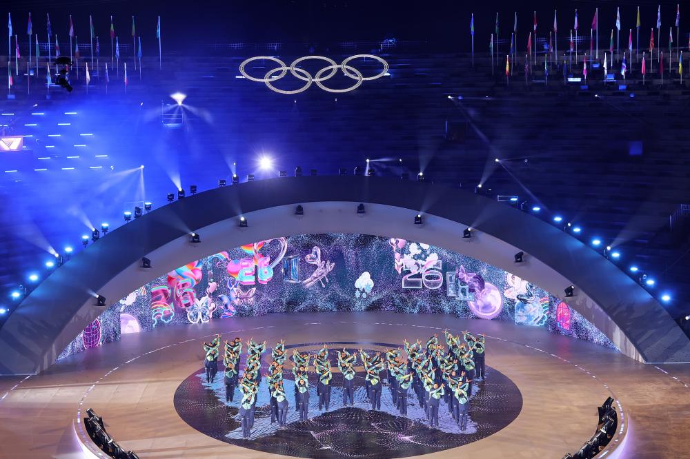 The closing ceremony of the 2026 Milan-Cortina Winter Olympics, Verona, Italy, February 23, 2026. /China Media Group