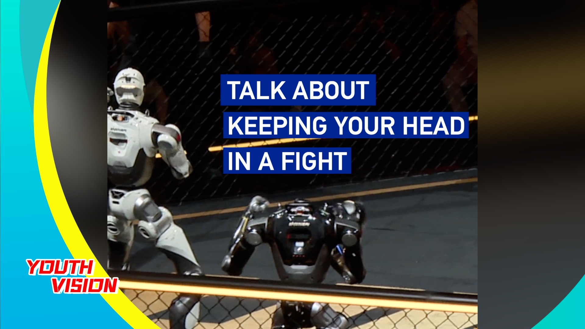 Talk about keeping your head in a fight