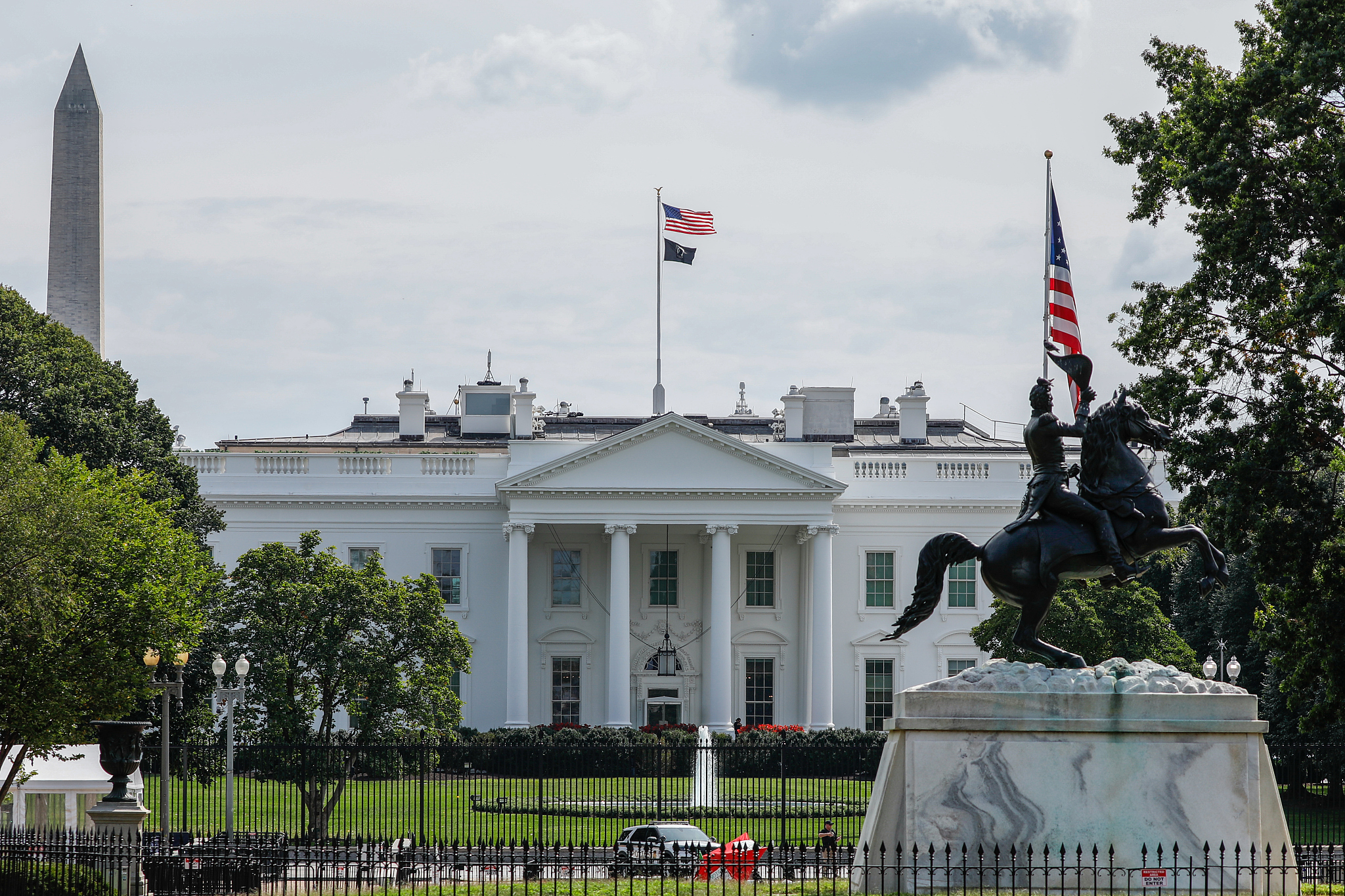 The White House is seen in Washington, DC, September 15, 2025. /CFP