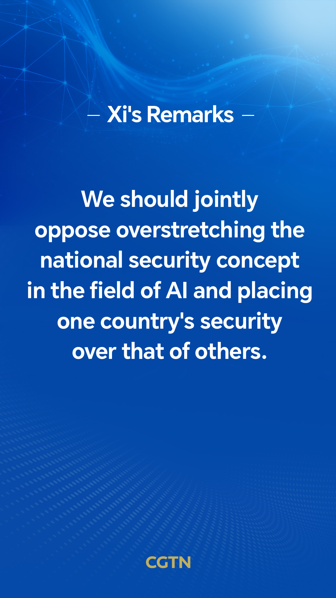 Xi Jinping's key remarks on navigating challenges brought by AI