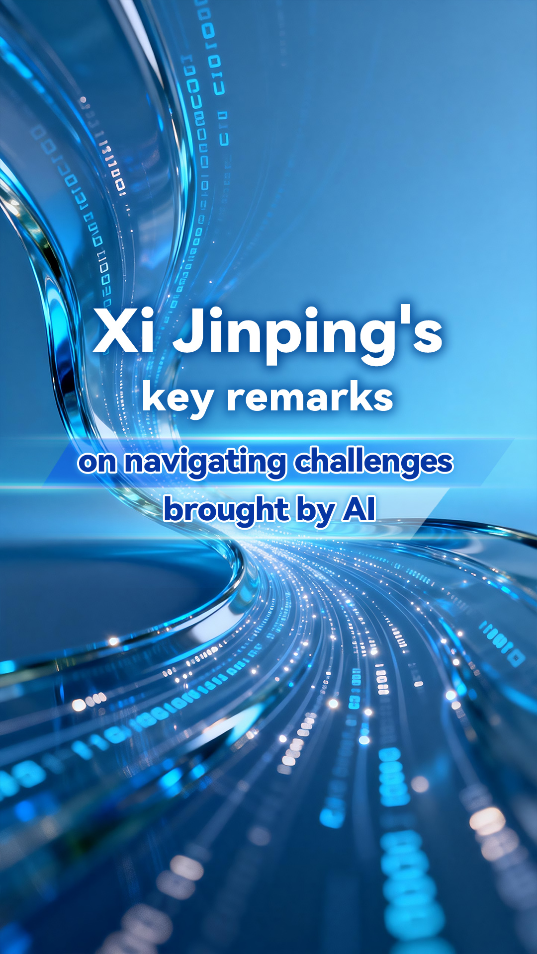 Xi Jinping's key remarks on navigating challenges brought by AI