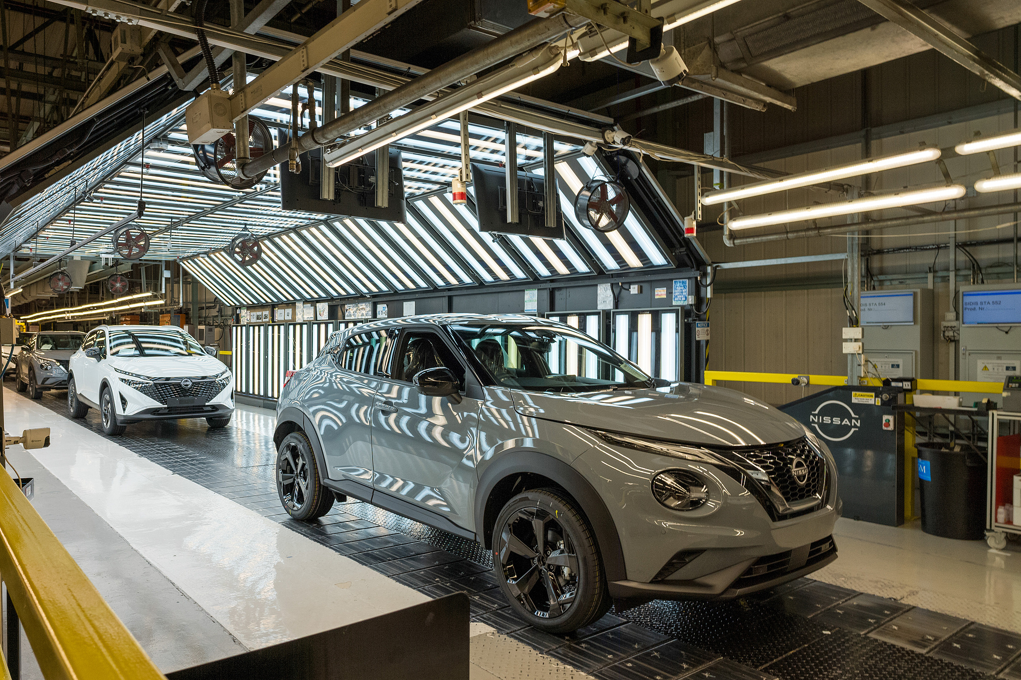 A Nissan Juke in the vehicle inspection area at the Nissan Motor Co. manufacturing plant in Sunderland, UK, December 16, 2025. /VCG