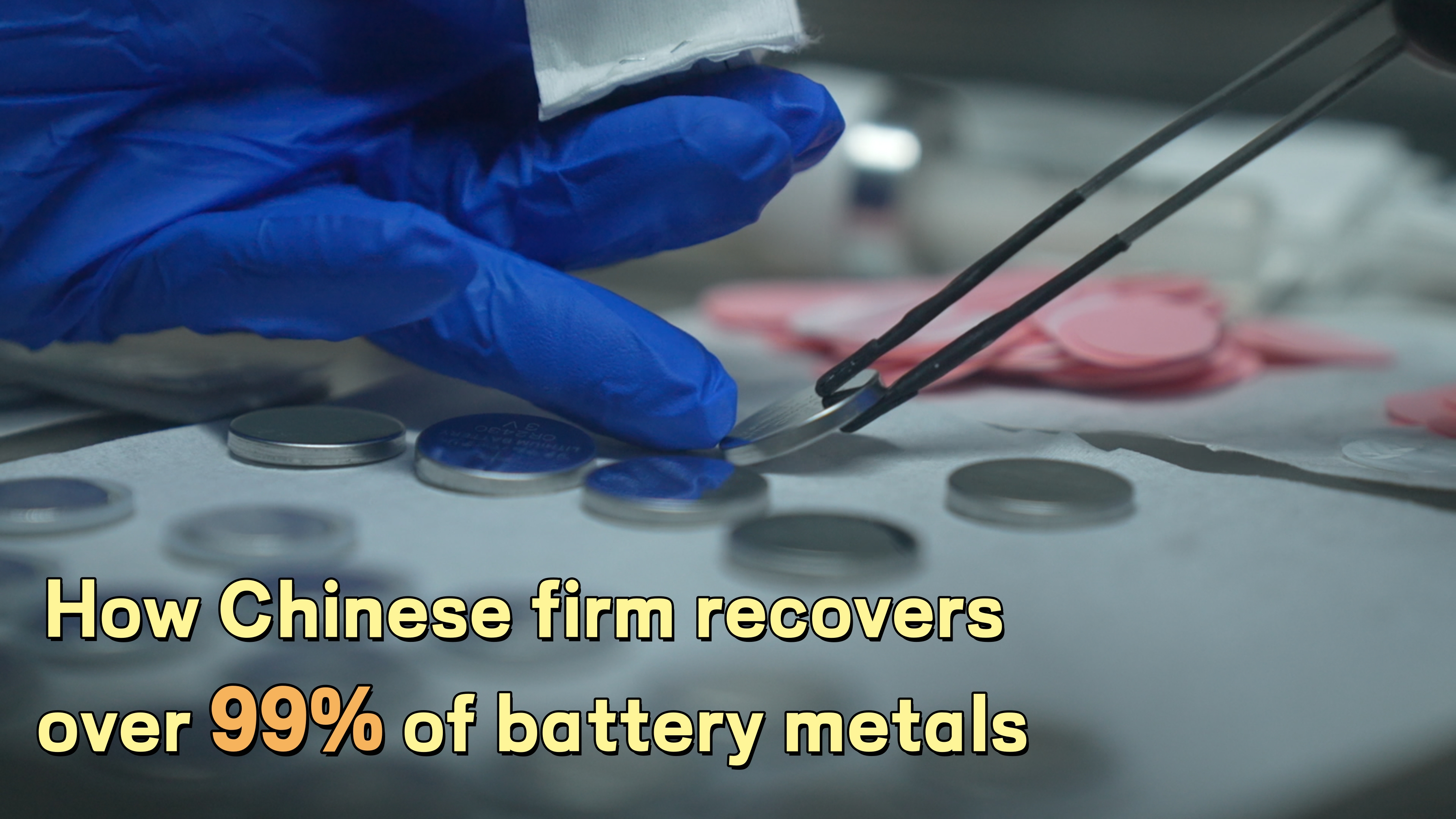 How Chinese firm recovers over 99% of battery metals