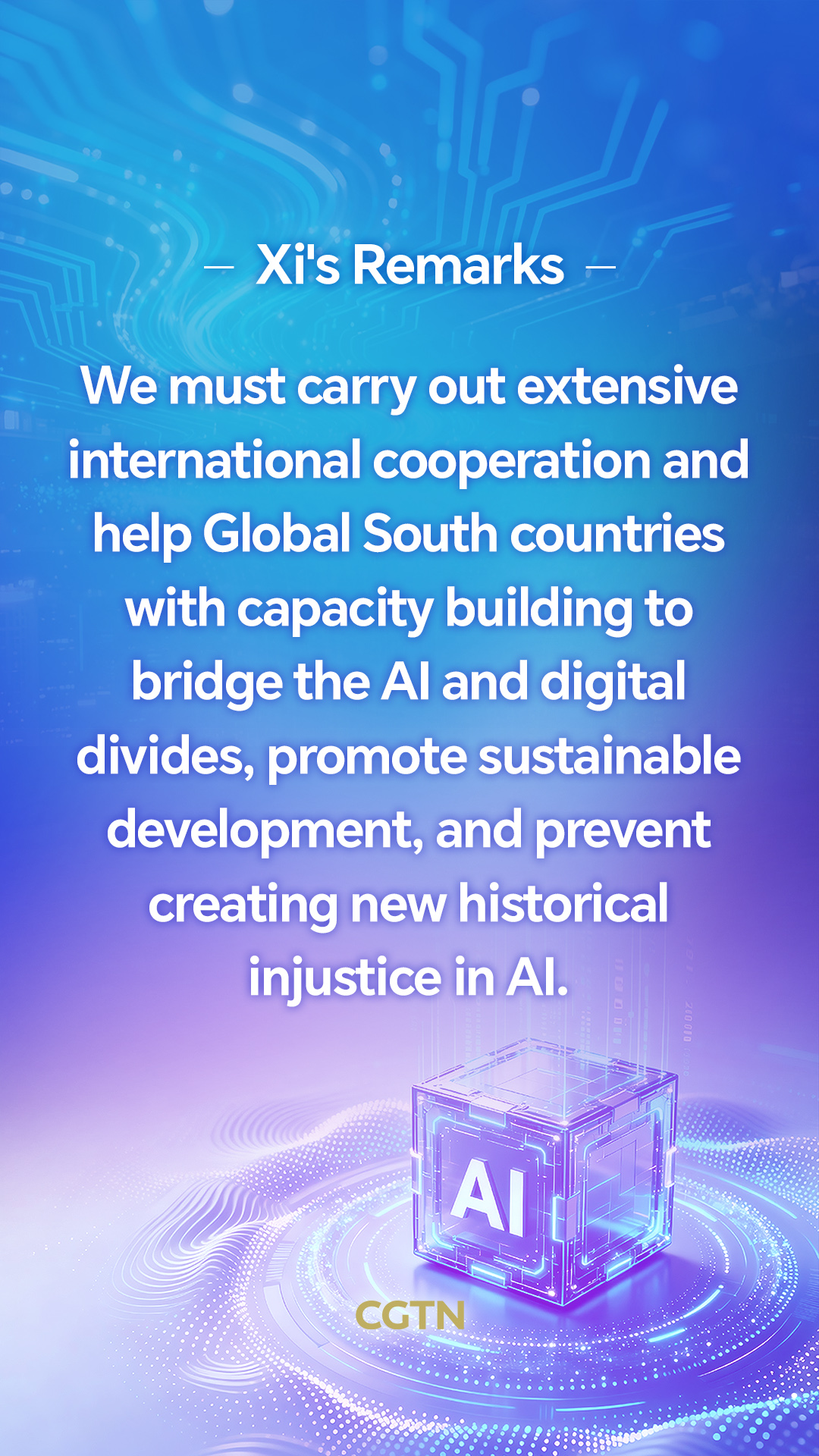 Xi Jinping's key remarks on seizing opportunities brought by AI