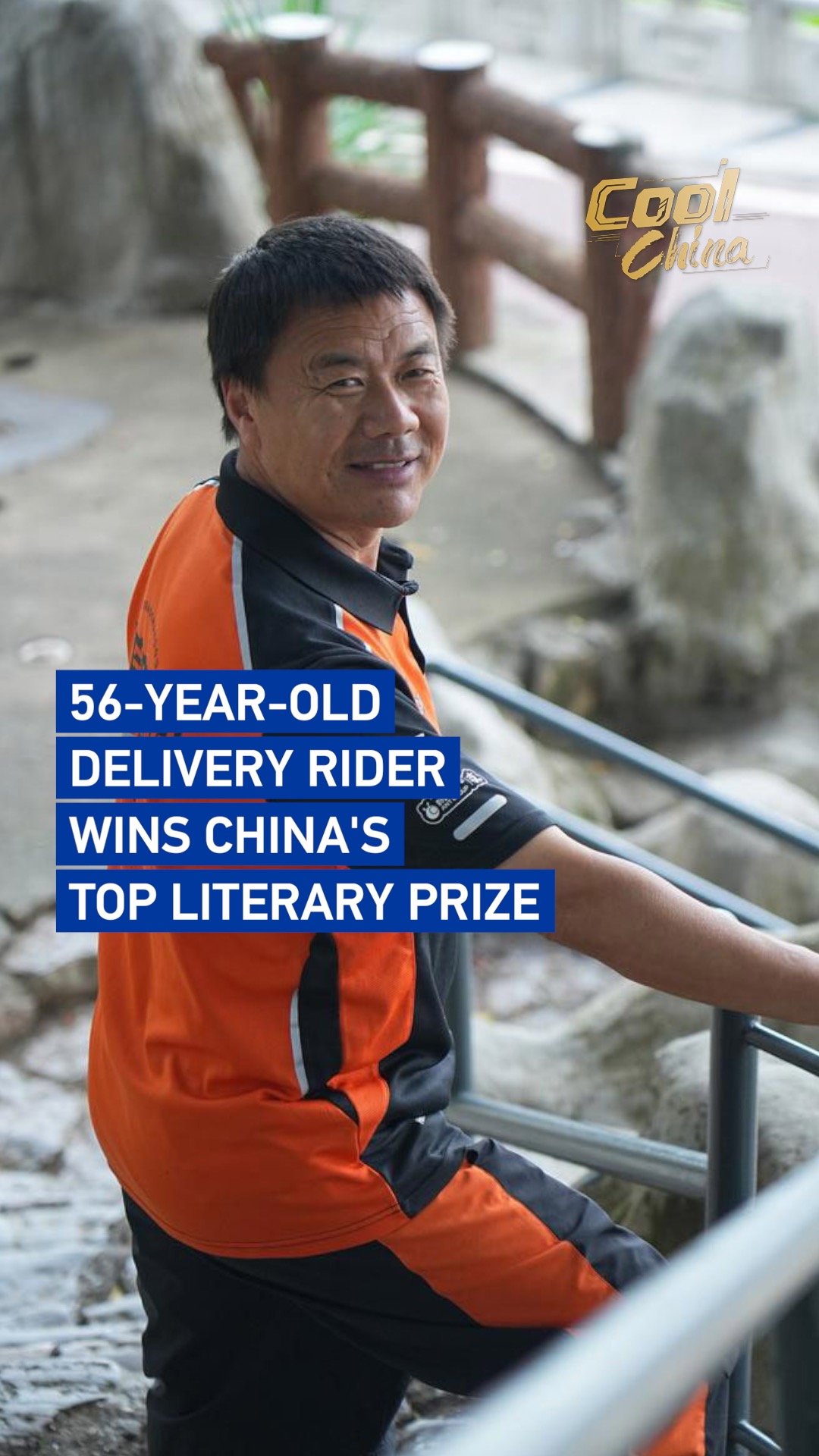 56-year-old delivery rider wins China's top literary prize
