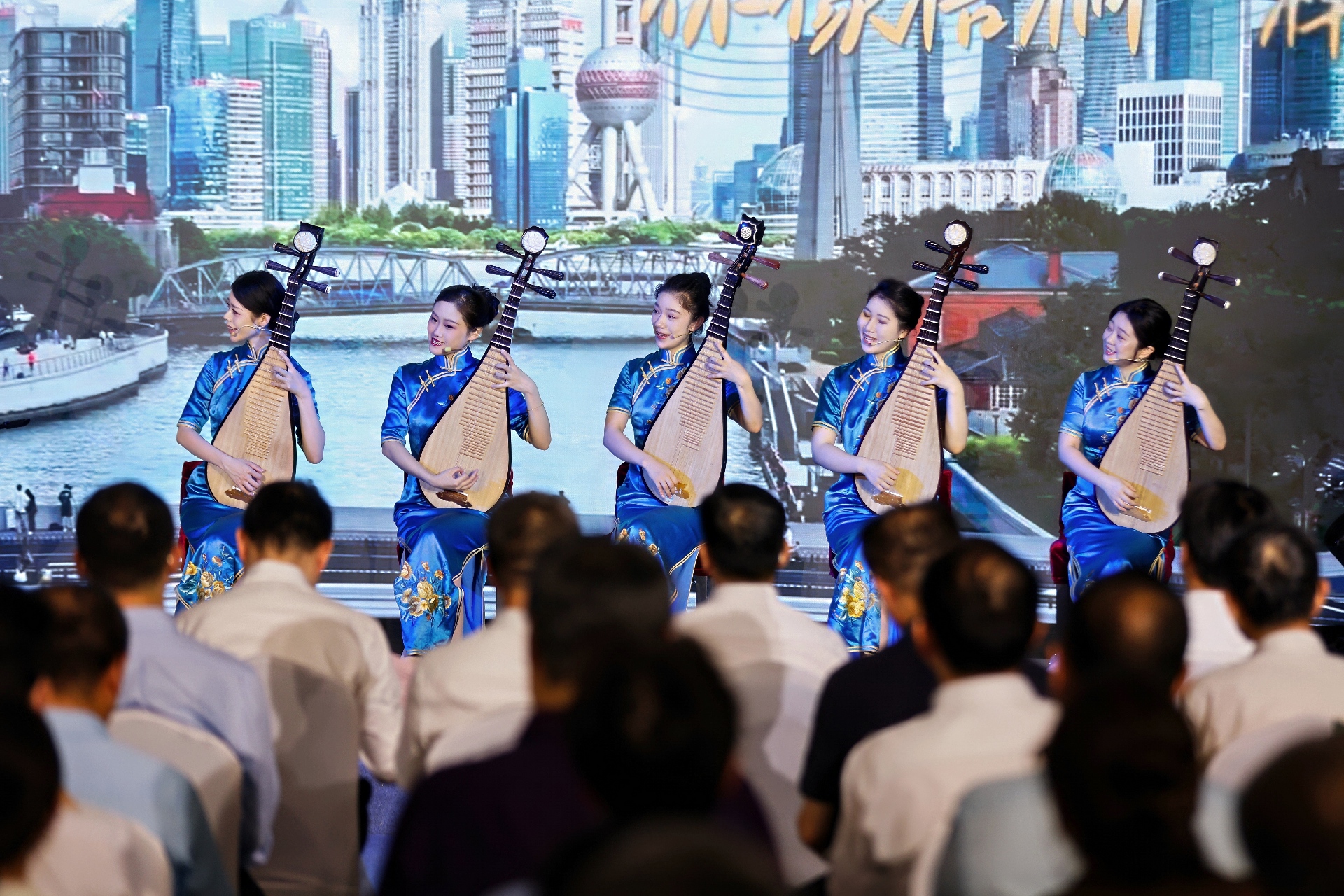 A performance during the Suzhou Creek cultural festival, Shanghai, China, July 18, 2026. /CGTN