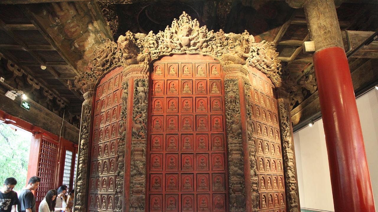 Zhihua Temple's sutra cabinet: A 500-year-old wooden treasure