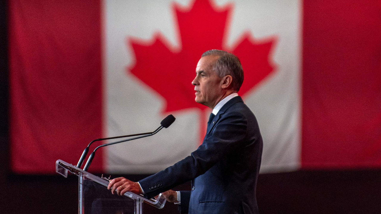 Canadian Prime Minister Mark Carney speaks during the 2026 Liberal National Convention in Montreal, Canada, April 11, 2026. /VCG